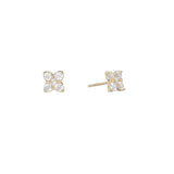 Clover stud earrings