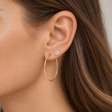Thin Hoop Earrings