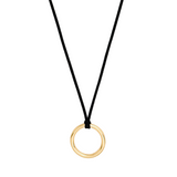 Suede eyewear necklace