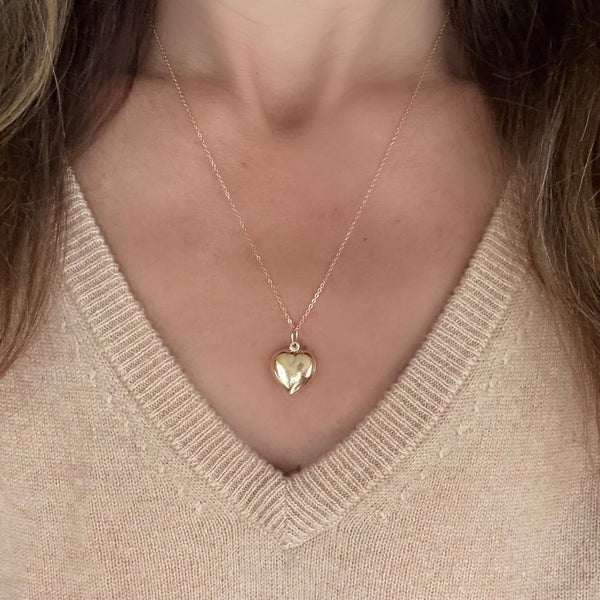 Puffy Heart Necklace