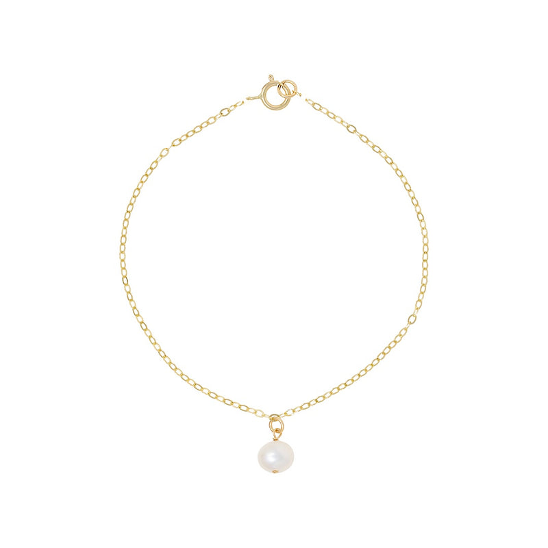 pearl charm bracelet