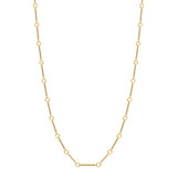 Long Bar chain necklace