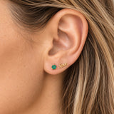 Emerald Stud earrings