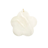 Mother of pearl flower charm