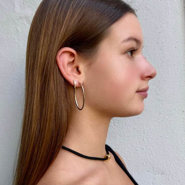 Big Oval Hoops