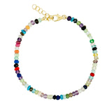Garbage bead anklet