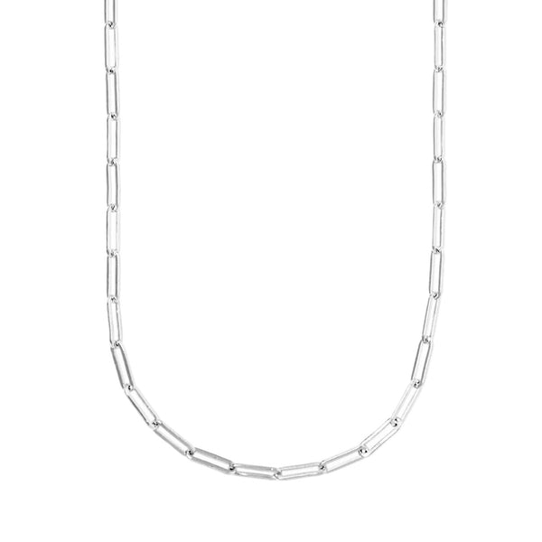 Silver Chunky Link Necklace