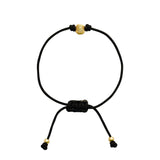 Black macramé bracelet