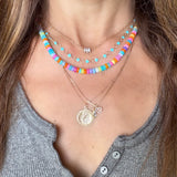 Candy opal beaded necklace