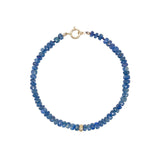Blue Sapphire beaded bracelet