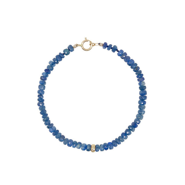 Blue Sapphire beaded bracelet