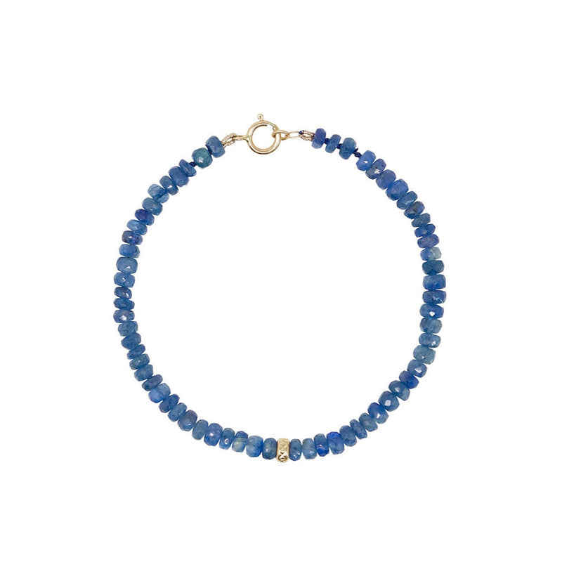 Blue Sapphire beaded bracelet