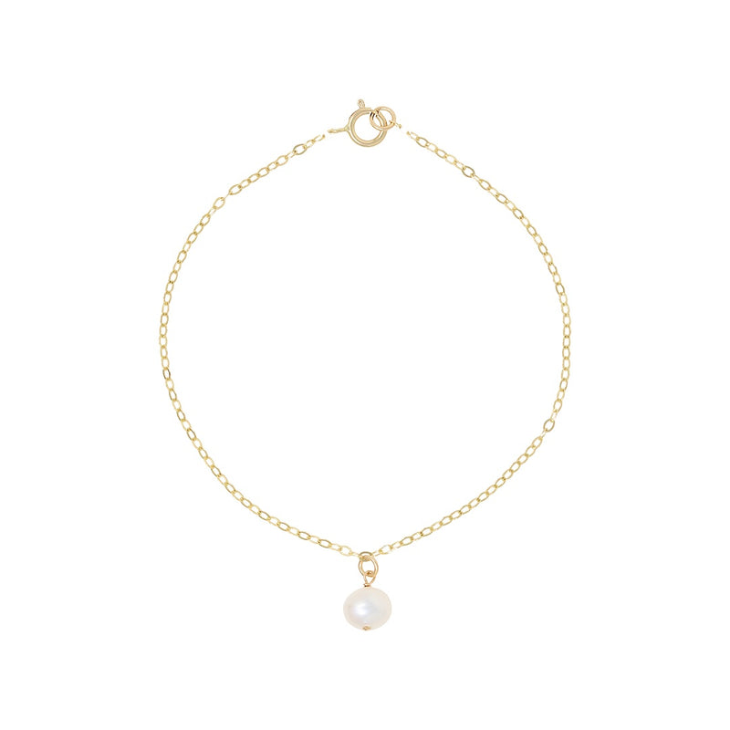 pearl charm bracelet