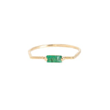 Emerald Baguette ring