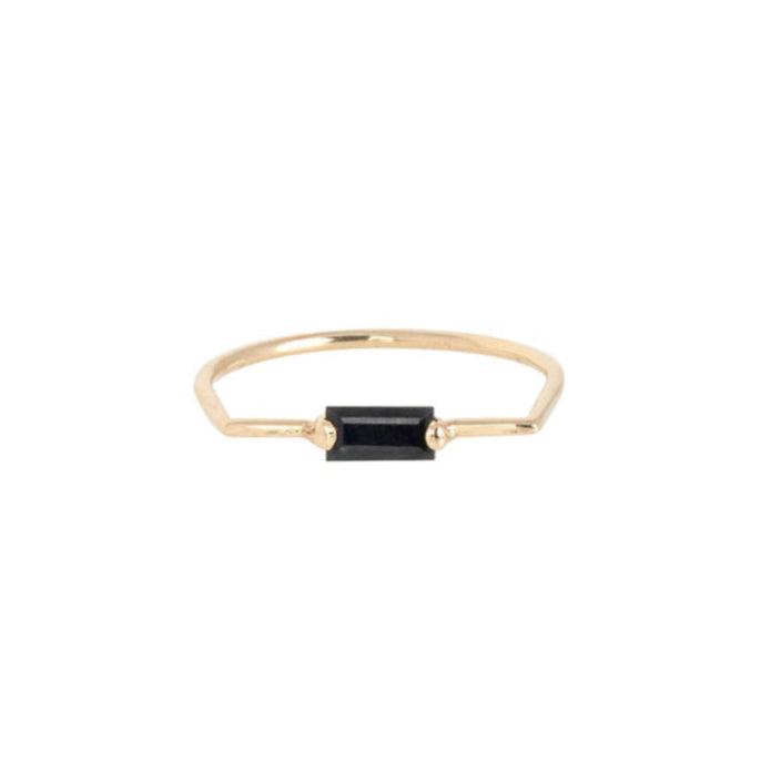 Sapphire baguette ring