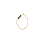 Sapphire baguette ring