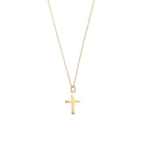 Small cross pendant necklace