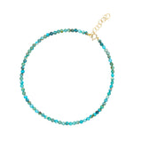 Turquoise Beaded Anklet