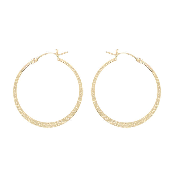 Hammered Hoops