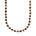 Tiger's Eye And Gold Bead Necklace by Becket & Quill, handmade in Los Angeles