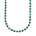 Malachite And Gold Bead Necklace by Becket & Quill, handmade in Los Angeles
