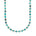 Turquoise And Gold Bead Necklace by Becket & Quill, handmade in Los Angeles