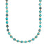 Turquoise And Gold Bead Necklace by Becket & Quill, handmade in Los Angeles