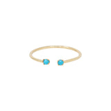 turquoise duo ring