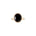 Onyx Crown Bezel Ring by Becket & Quill, handmade in Los Angeles