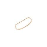 Flat Top Ring by Becket & Quill, handmade in Los Angeles