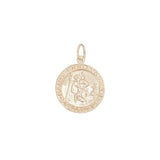 St. Christopher Charm by Becket & Quill, handmade in Los Angeles