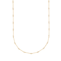 Bar Chain Necklace by Becket & Quill, handmade in Los Angeles