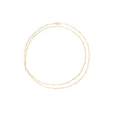 Black Tassel Necklace by Becket & Quill, handmade in Los Angeles - worn close-up