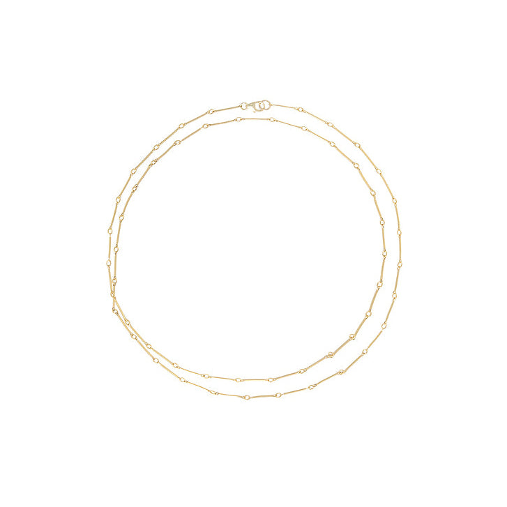Black Tassel Necklace by Becket & Quill, handmade in Los Angeles - worn close-up