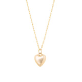 Petite Puffy Heart Necklace