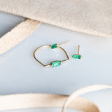 Emerald Baguette ring