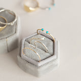 Snake Ring - Gold by Becket & Quill, handmade in Los Angeles - detail view