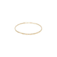 Hammered Ring by Becket & Quill, handmade in Los Angeles