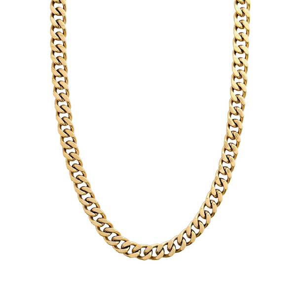 Big curb chain necklace
