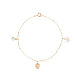 Charm Bracelet by Becket & Quill, handmade in Los Angeles