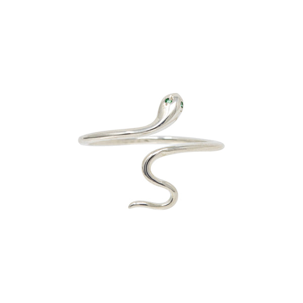 snake ring - sterling silver