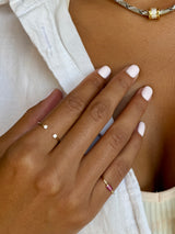 white topaz duo ring
