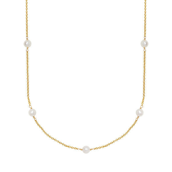 Pearl chain necklace