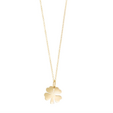 Clover Pendant Necklace by Becket & Quill, handmade in Los Angeles