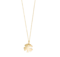 Clover Pendant Necklace by Becket & Quill, handmade in Los Angeles