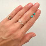 Turquoise Trio Studs