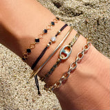 mariner link cord bracelet - camo