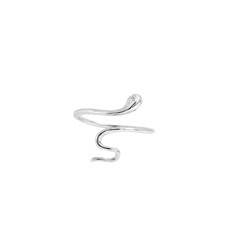 snake ring - sterling silver