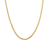 Small Curb Link Necklace- gold filled