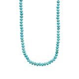 Long Turquoise Beaded Necklace